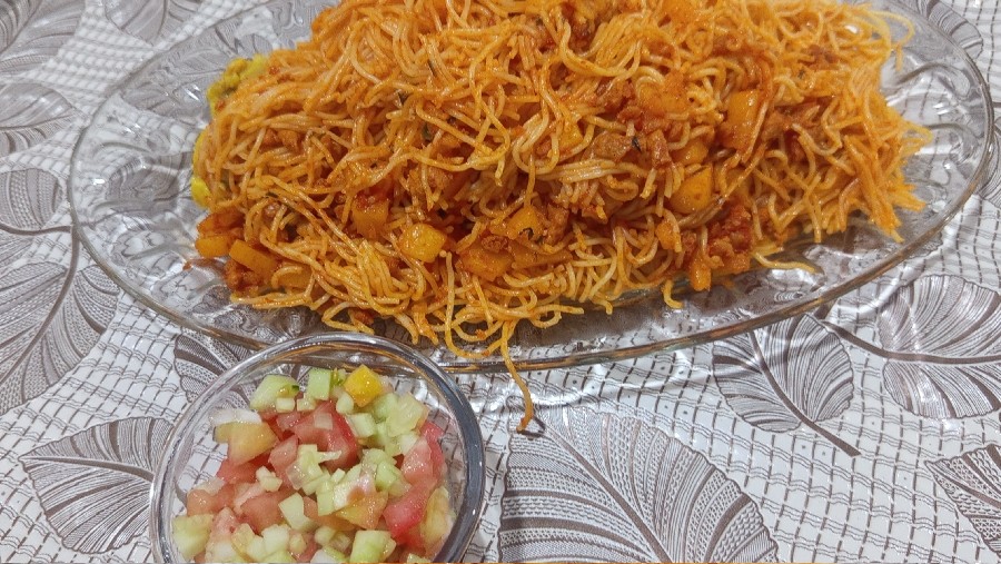 عکس نهار ماکارونی 