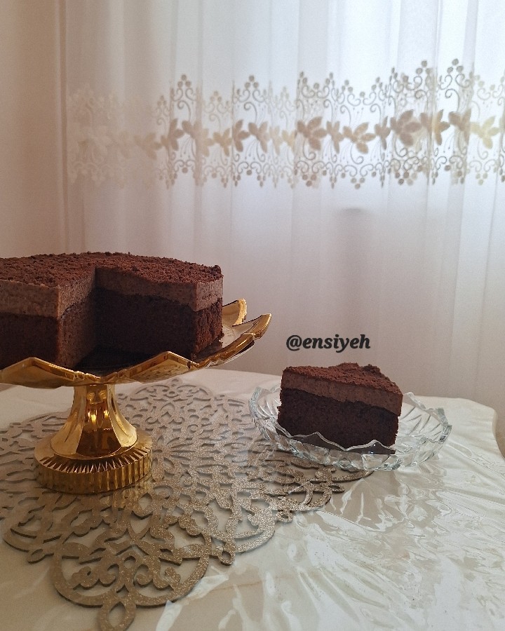 عکس موس کیک شکلاتی