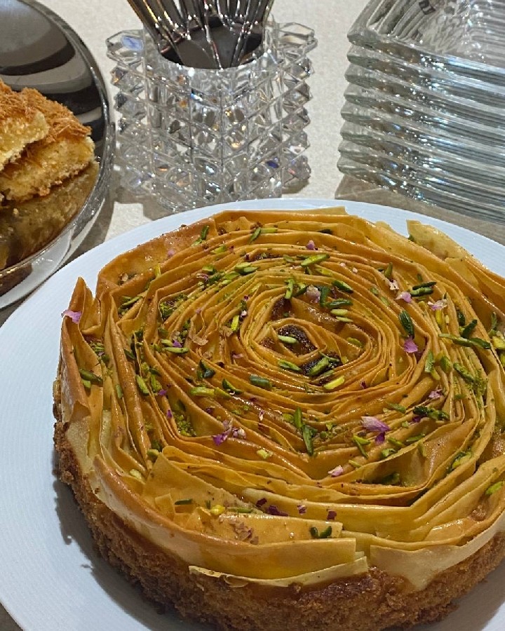 عکس کیک باقلوای جذاب