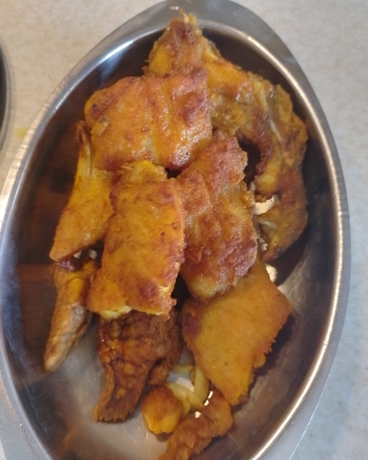 عکس ماهی سرخ شده