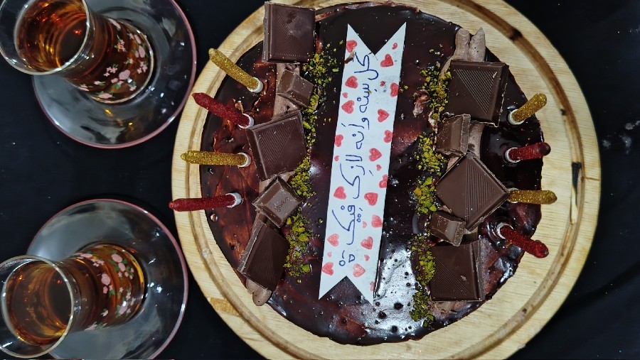 عکس کیک شکلاتی