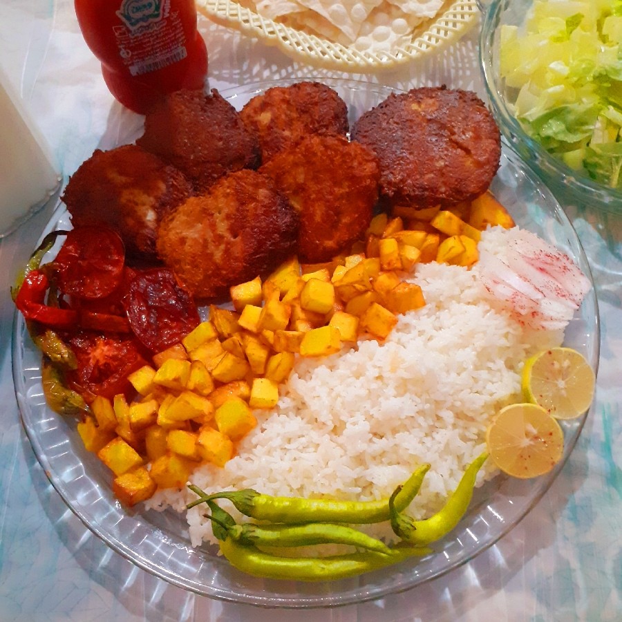 عکس کتلت گوشت