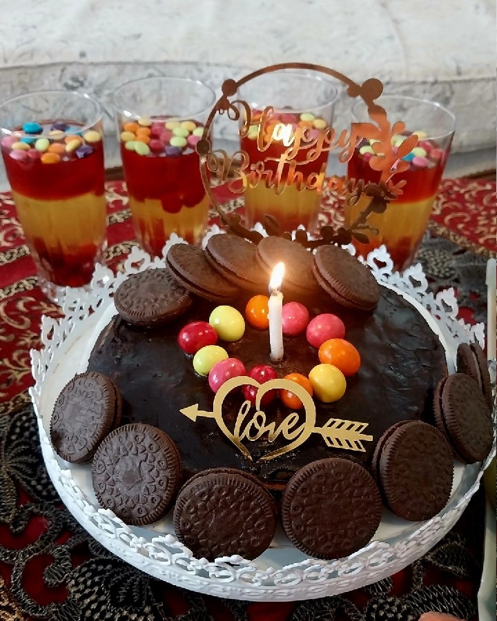 عکس کیک شیری