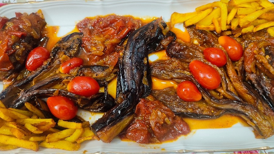 عکس گوجه بادمجون