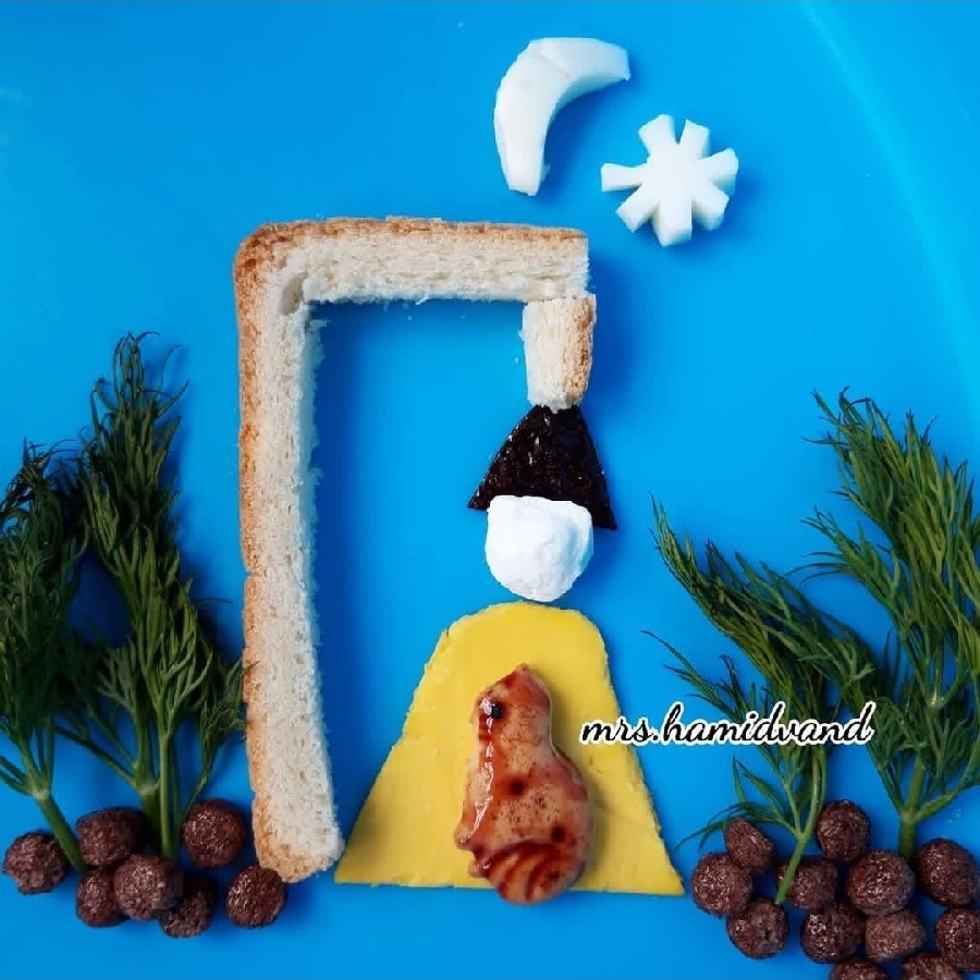 عکس تزیین غذا کودک 