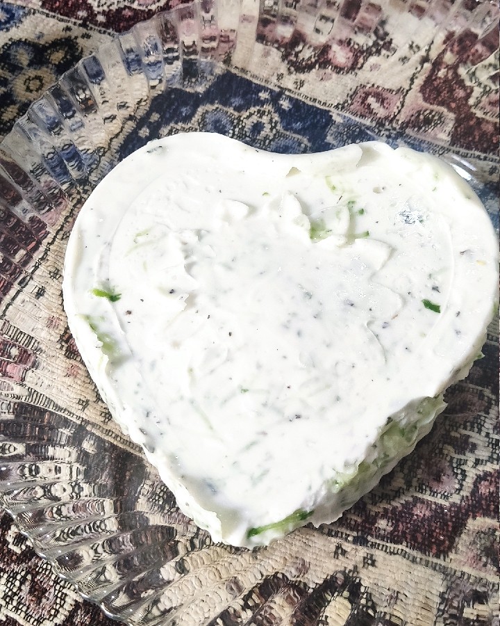 عکس ماست و خیار قالبی