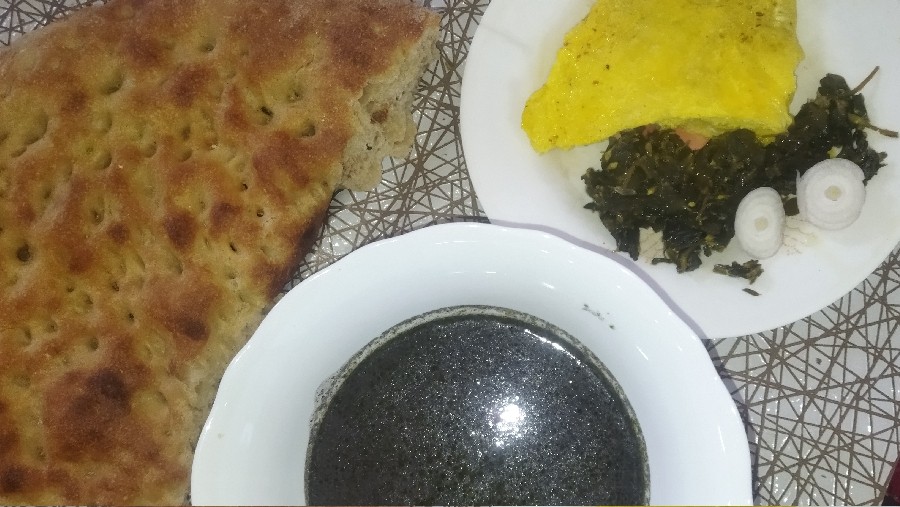 عکس کشک و تخم مرغ و خرفه