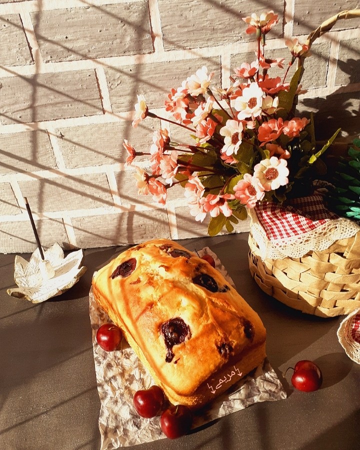 عکس کیک گیلاس وزردآلو