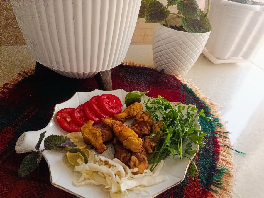 عکس فیله مرغ سوخاری 