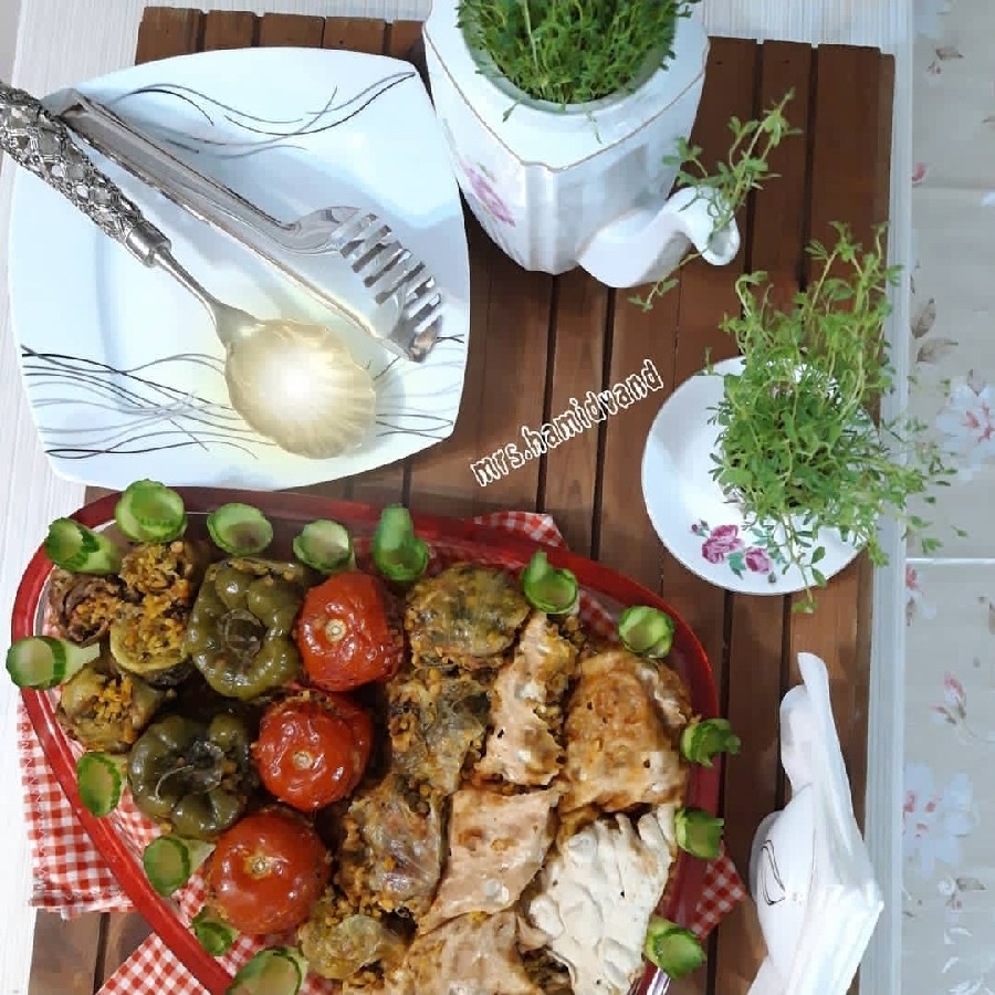 عکس دلمه گوشت