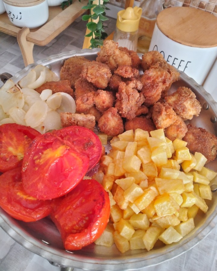 عکس سینه مرغ سوخاری 