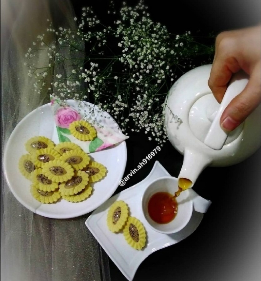عکس شیرینی چای 