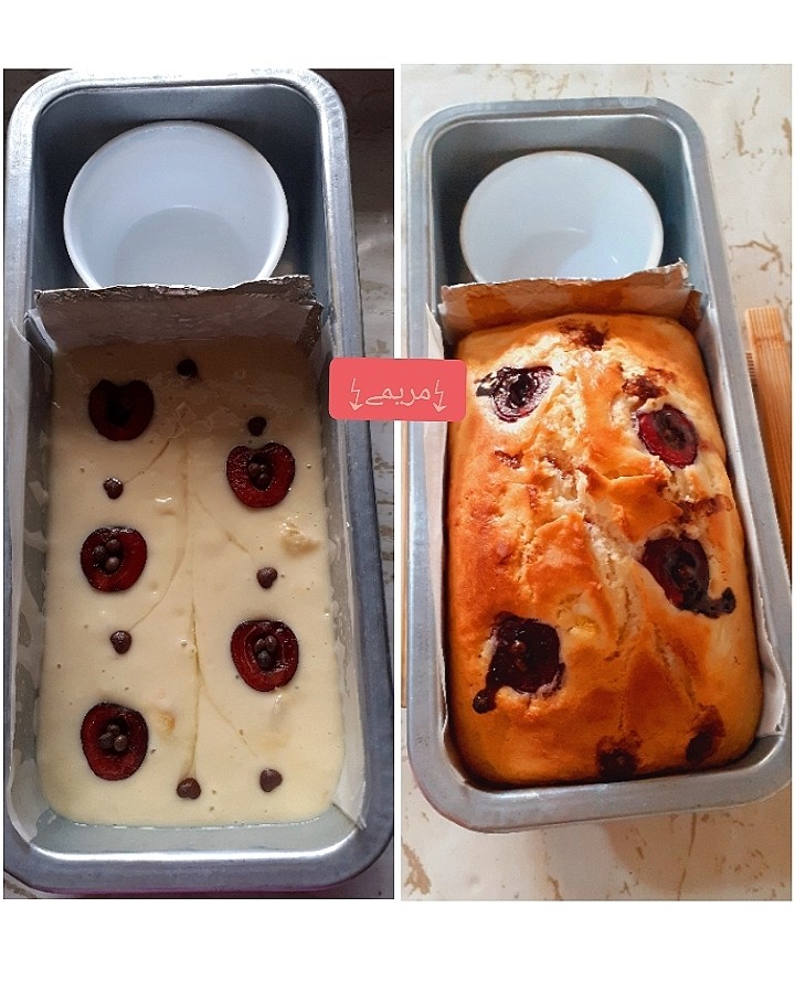 عکس کیک کشمشی بدون همزن