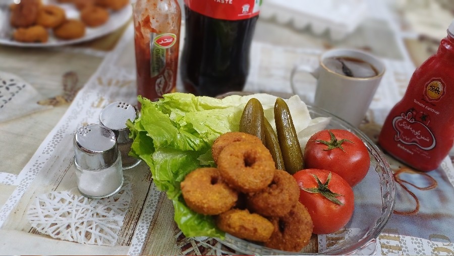 عکس بفرمایید دونات مرغ  