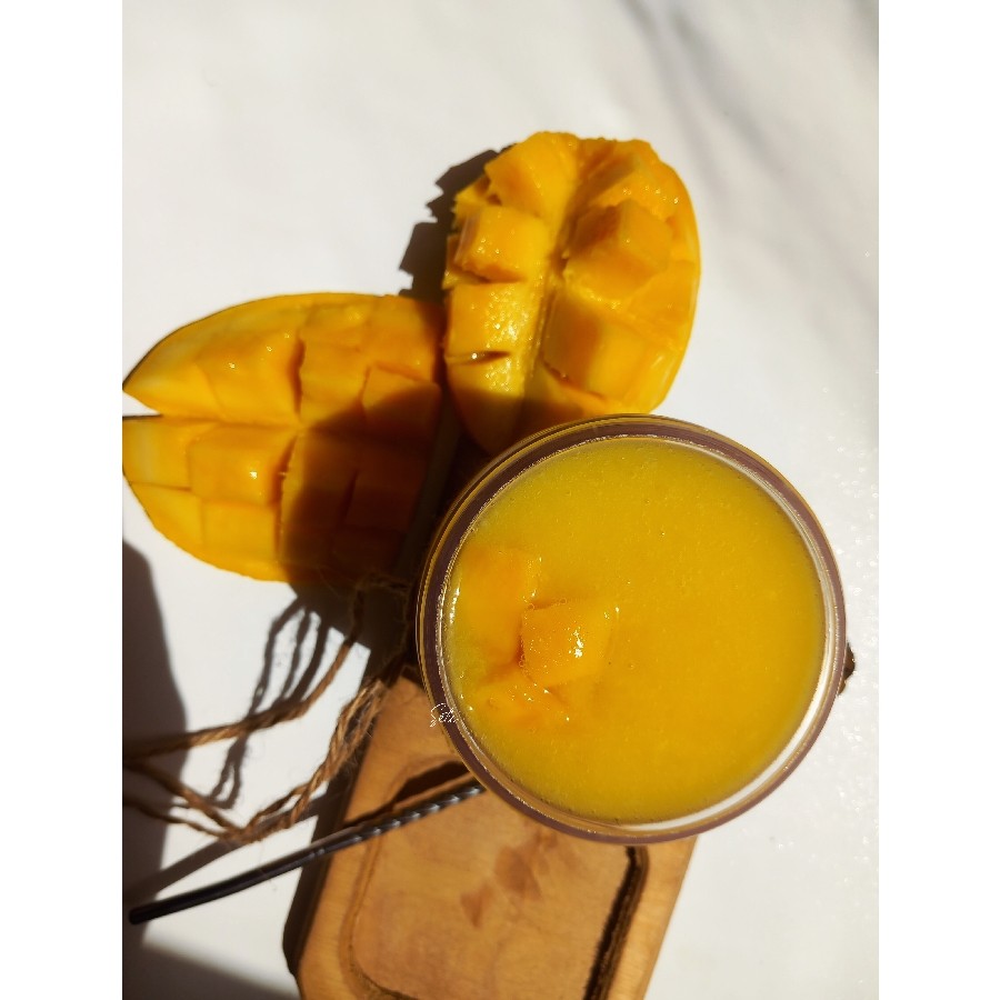 عکس میلک شیک انبه