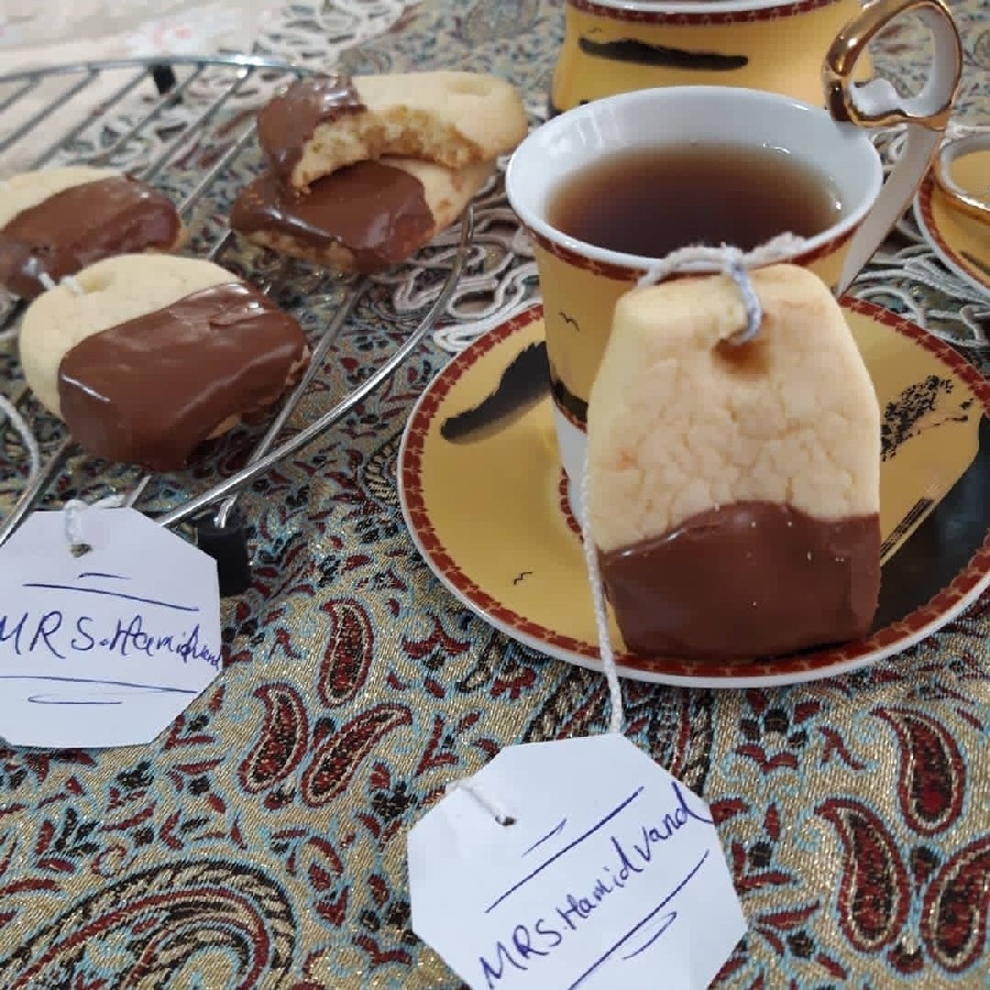 عکس بیسکویت وانیلی