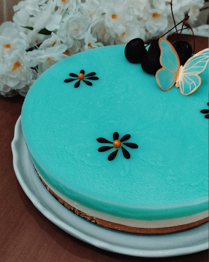 عکس چیز کیک یخچالی (بدون فر)