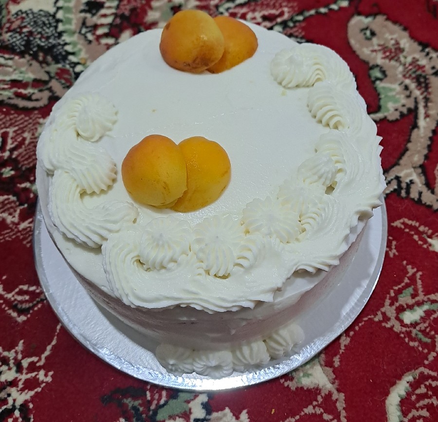 عکس کیک خامه ای 