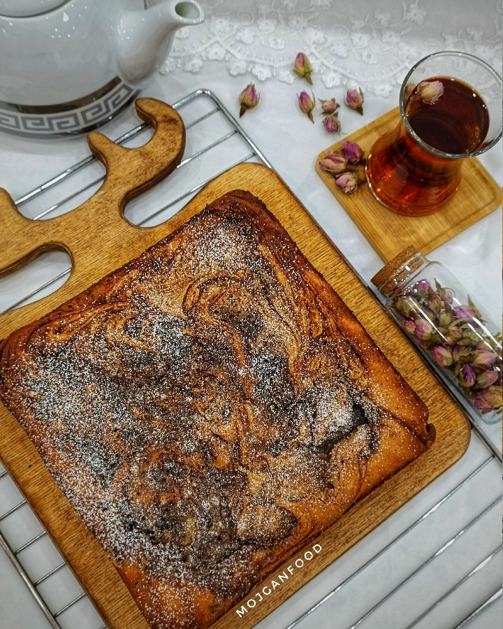 عکس کیک دارچینی