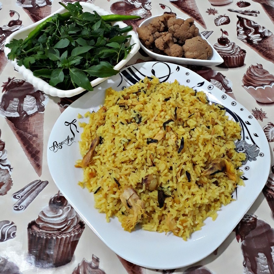 عکس پیازچه پلو⋆.⋆