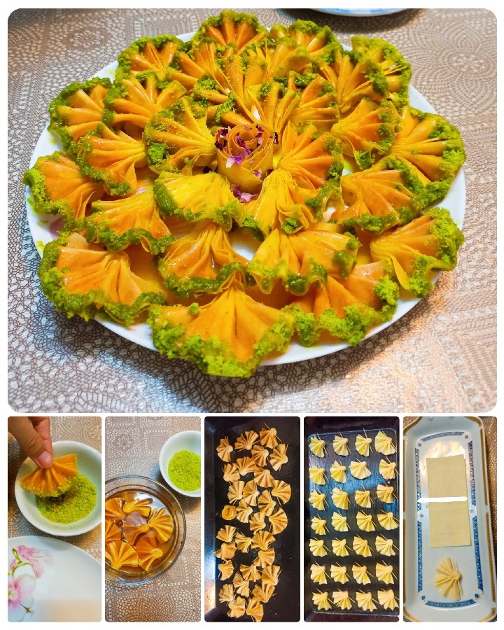 عکس باقلوا بادبزنی