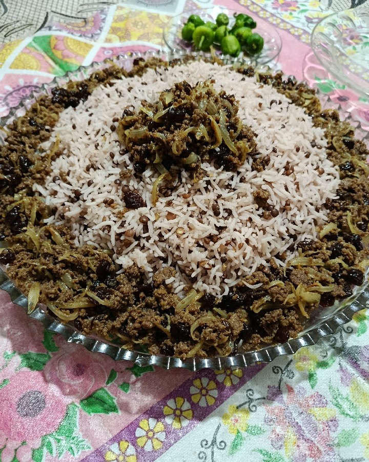 عکس عدس پلو 