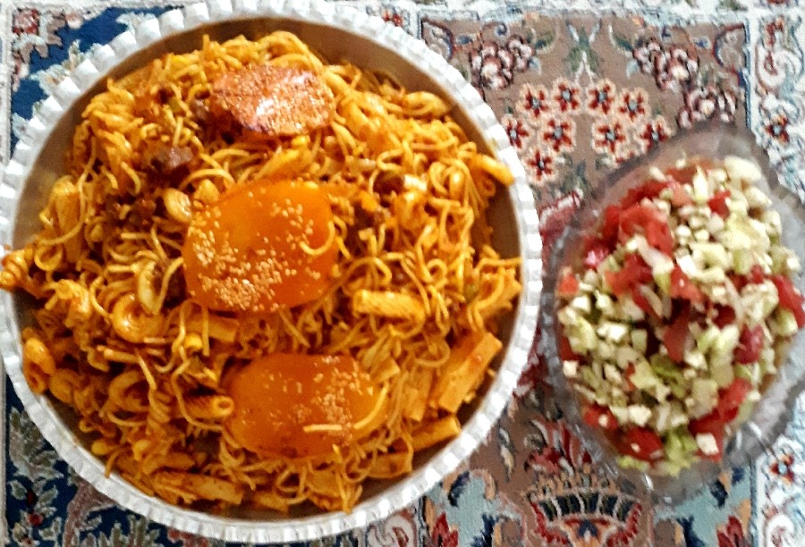 عکس ماکارونی # تقدیم به دیدگان قشنگ شما همراهان گرامی # جاتون سبز#