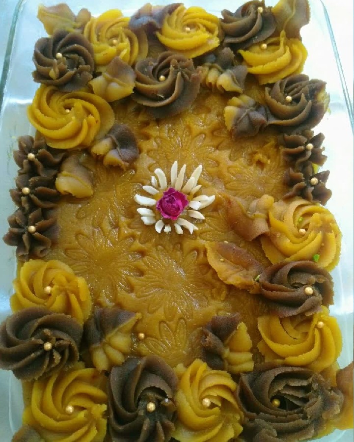عکس حلوا سه آرد مجلسی
