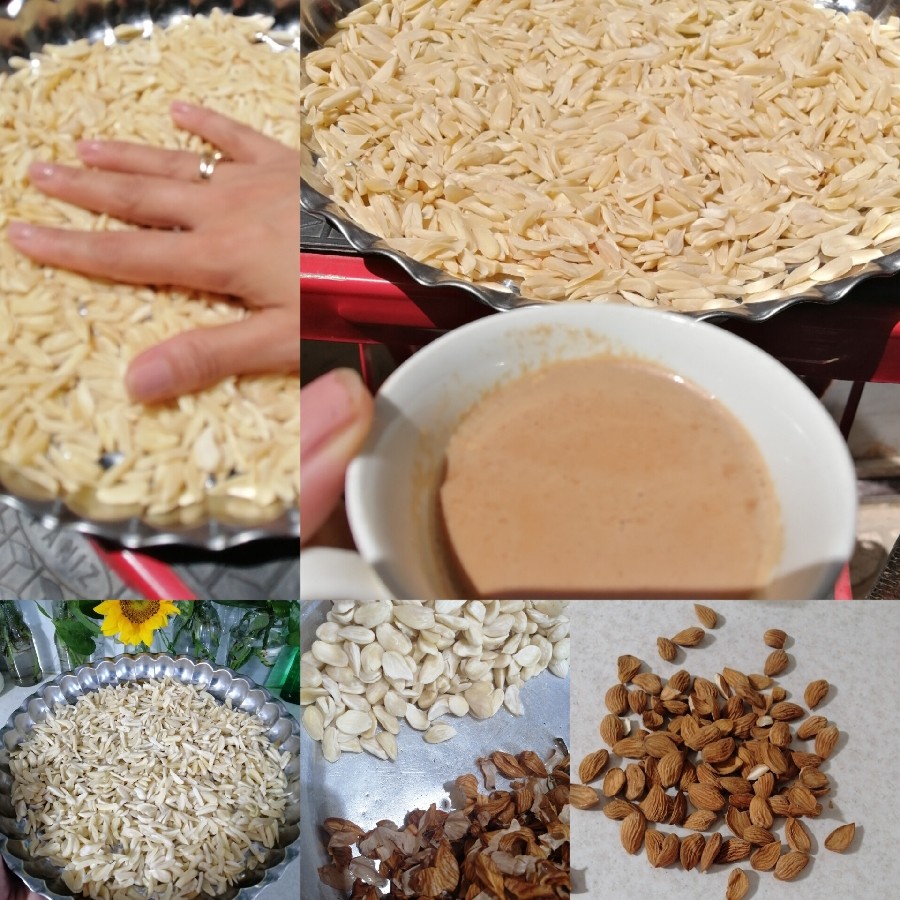 عکس خلال بادام