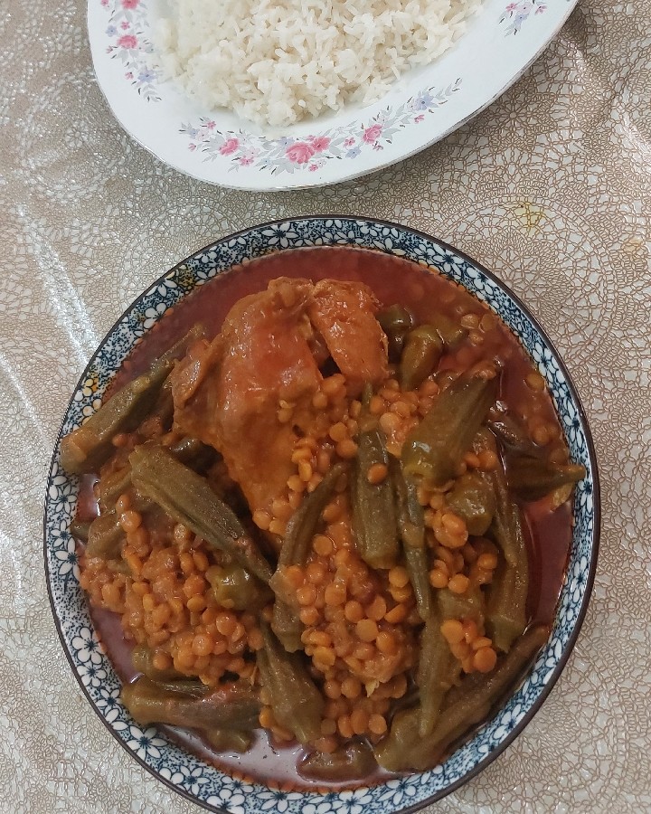 عکس خورش بامیه