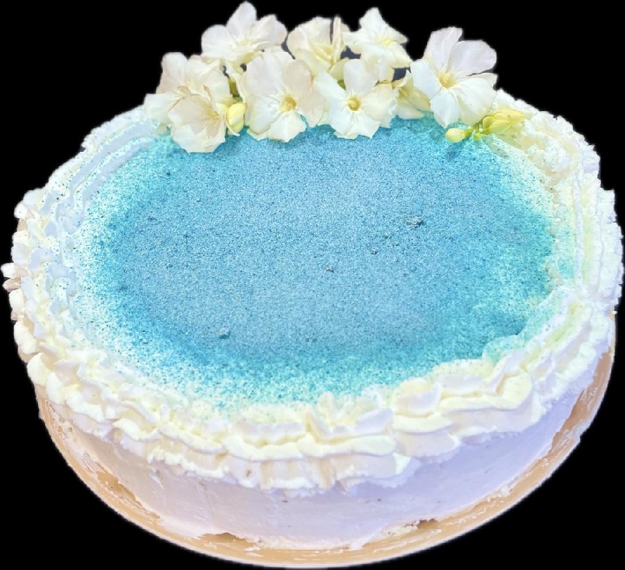 عکس کیک وانیلی ساده