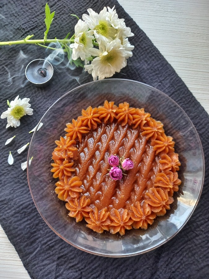 عکس حلوا آرد گندم 
