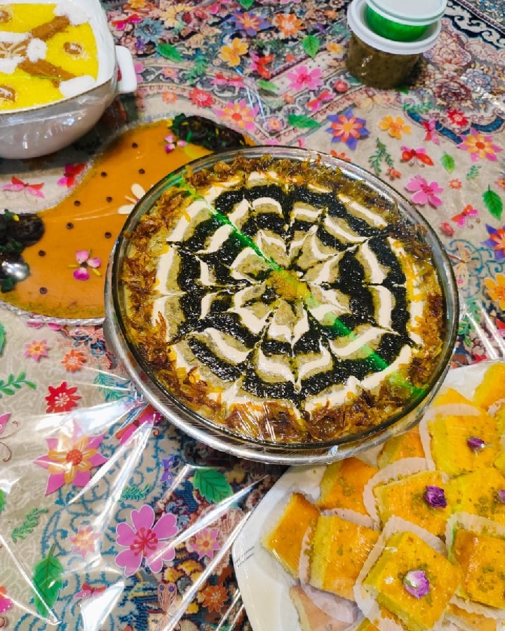 عکس آش شله قلمکار