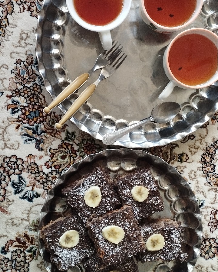 عکس کیک خیس شکلاتی 