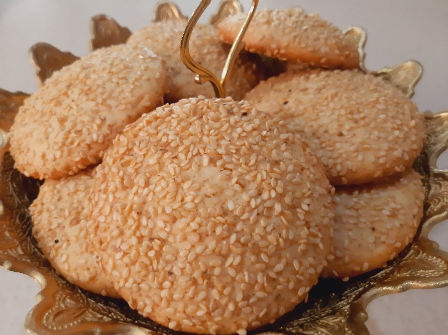 عکس شیرینی کنجدی 
