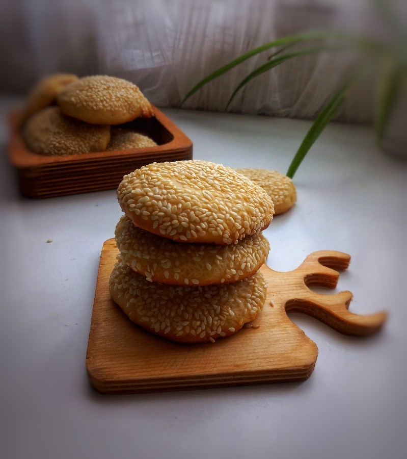 عکس کلوچه کنجدی