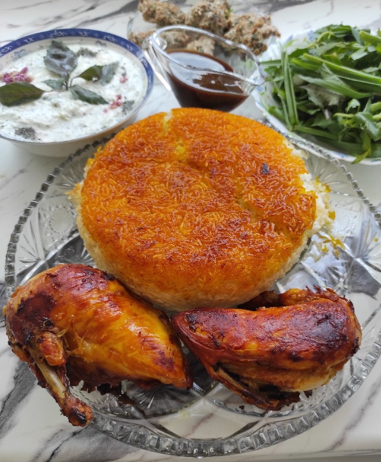 عکس چلو مرغ