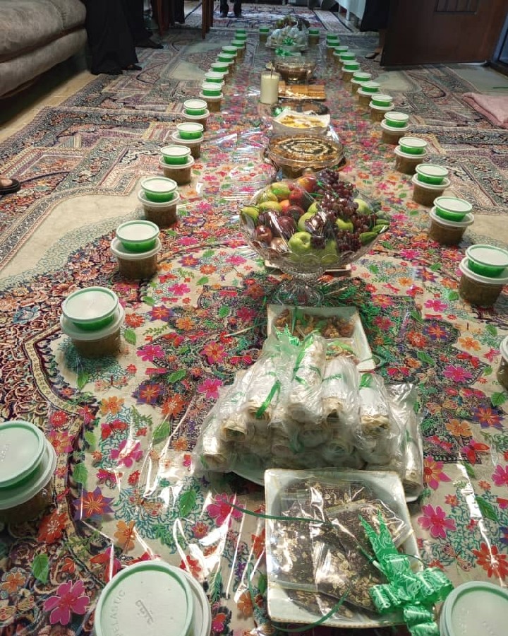 عکس سفره حضرت ابوالفضل 