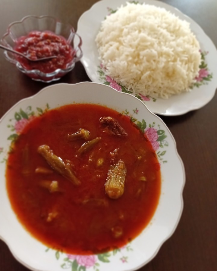 عکس خورش بامیه?