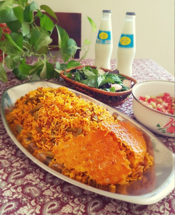 عکس لوبیا پلو