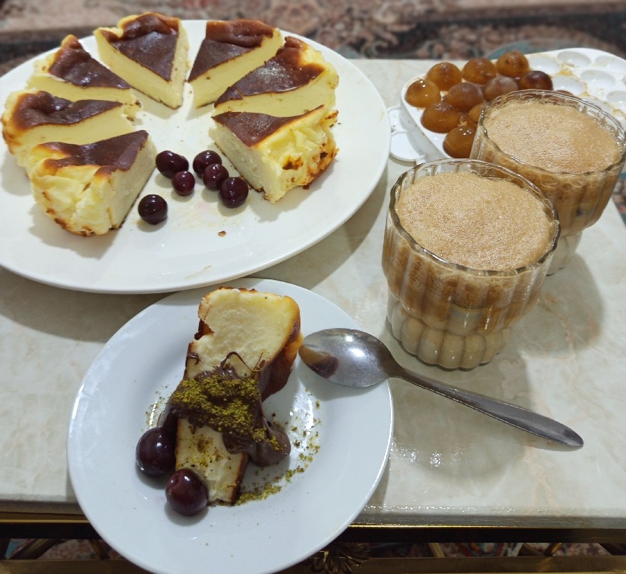 عکس چیز کیک سن سباستین