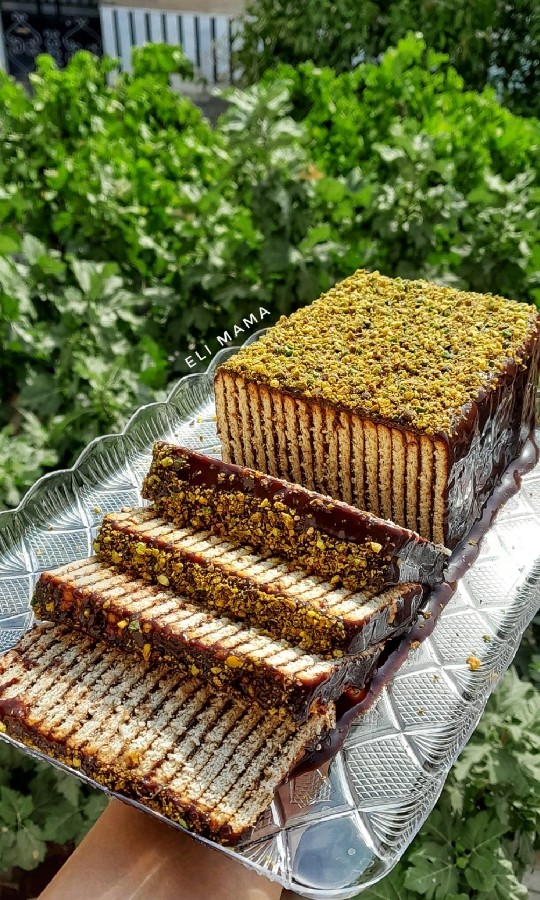 عکس کیک یخچالی شکلاتی
