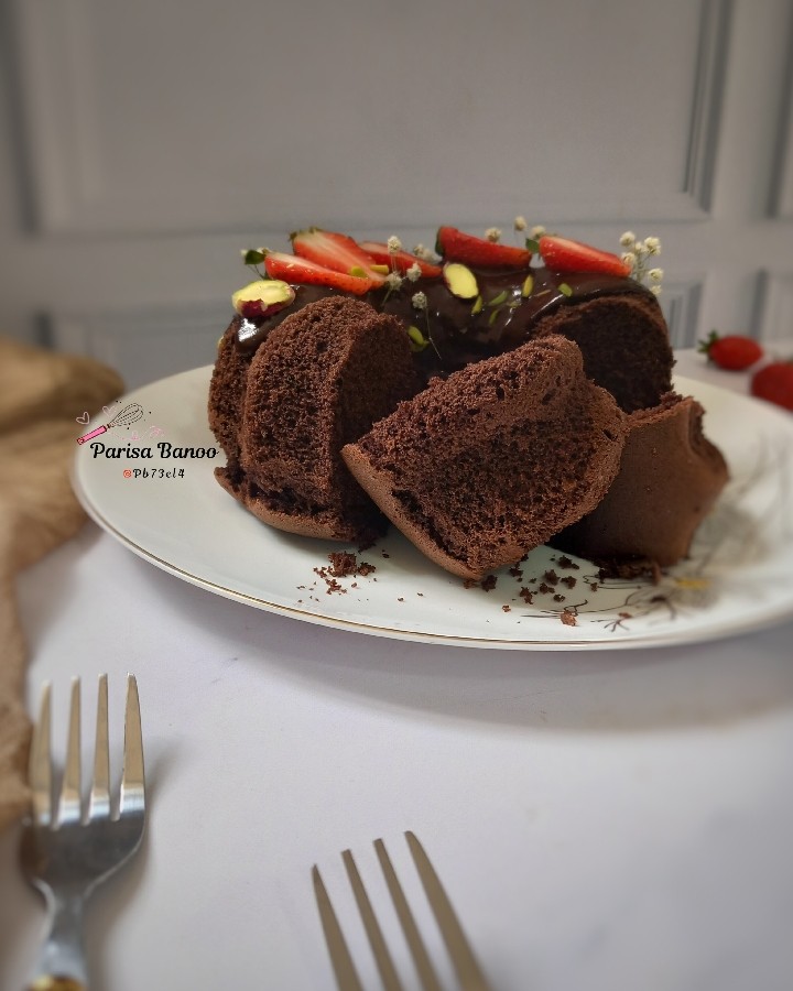 عکس کبک خیس شکلاتی پنبه ای