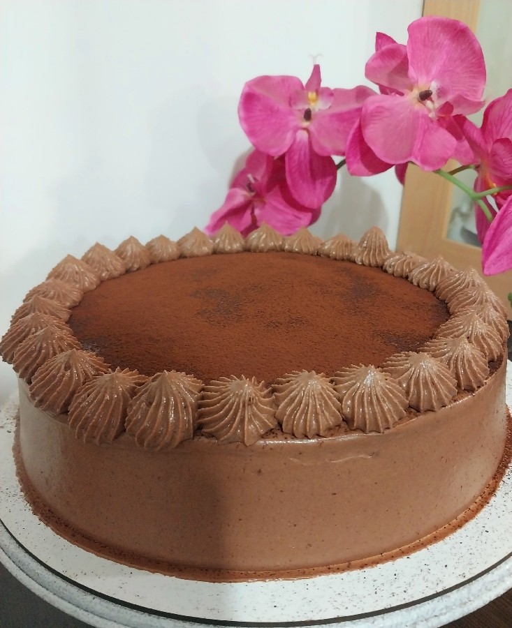 عکس کیک سه شیر شکلاتی