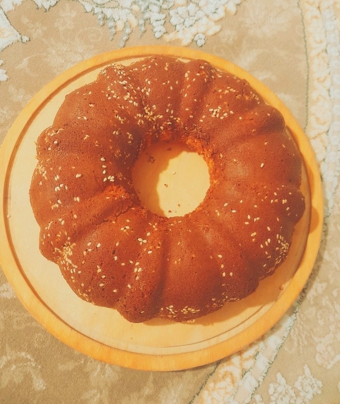 عکس کیک کنجدی