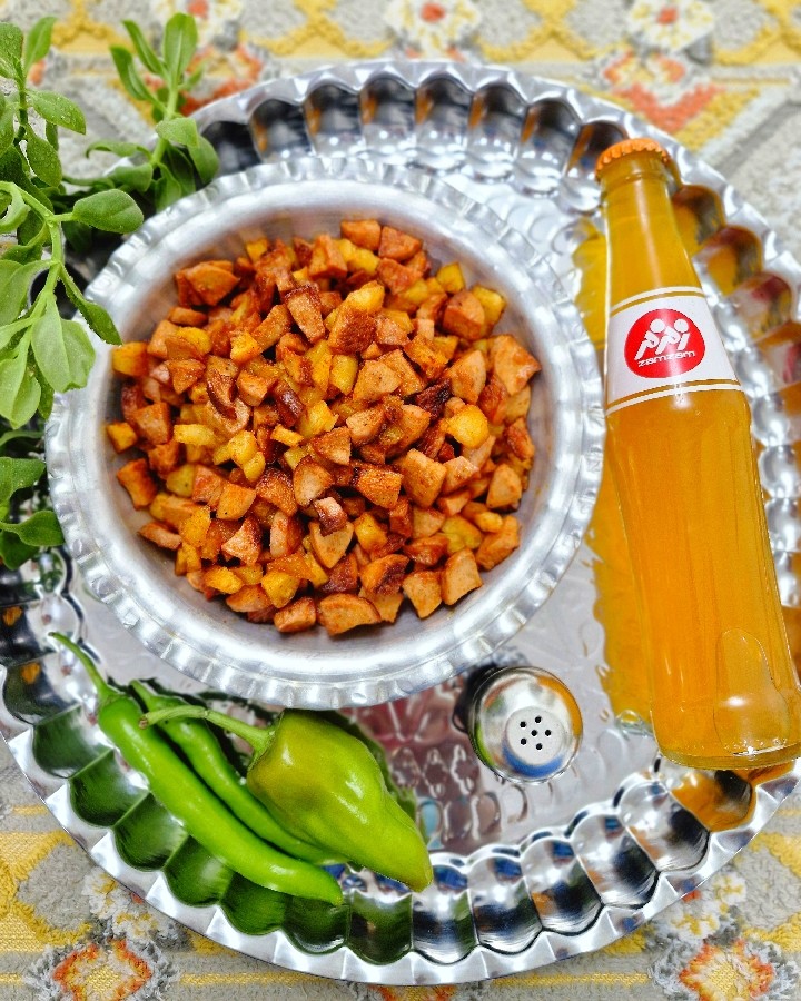 عکس سوسیس سیب زمینی