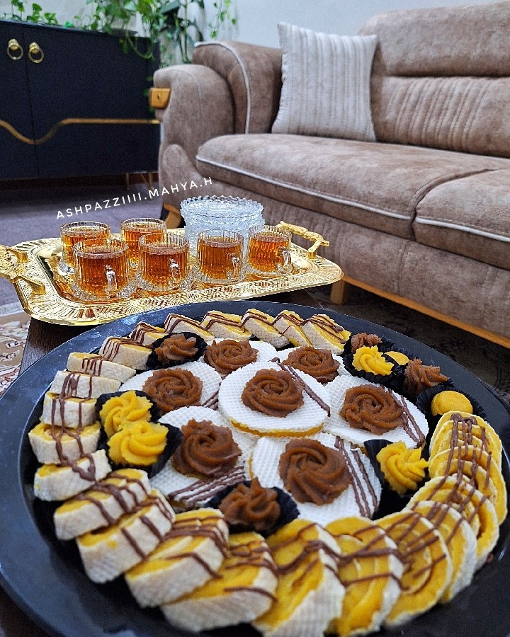 عکس حلوای سه آرد مجلسی