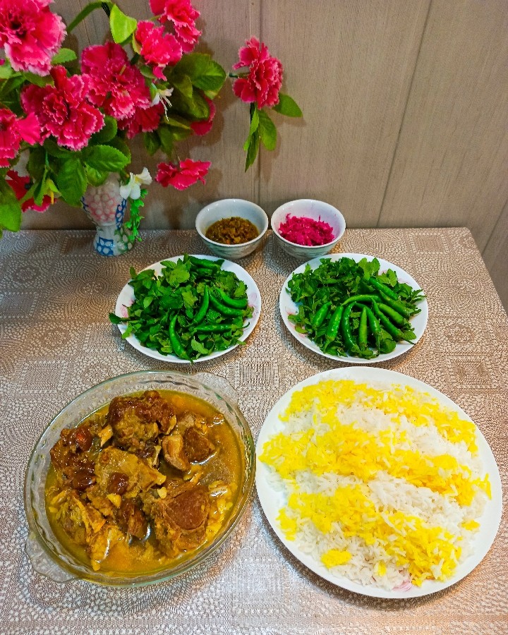 عکس چلو گوشت