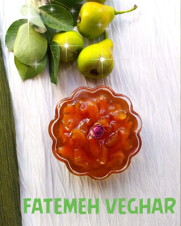 عکس مربای گلابی 