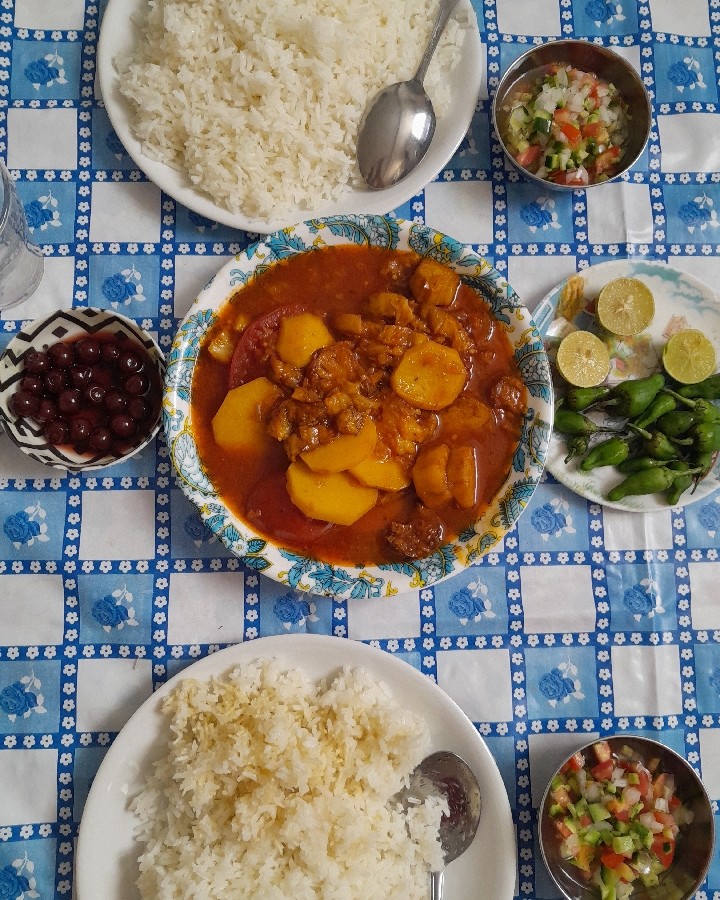 عکس خوراک بادمجان